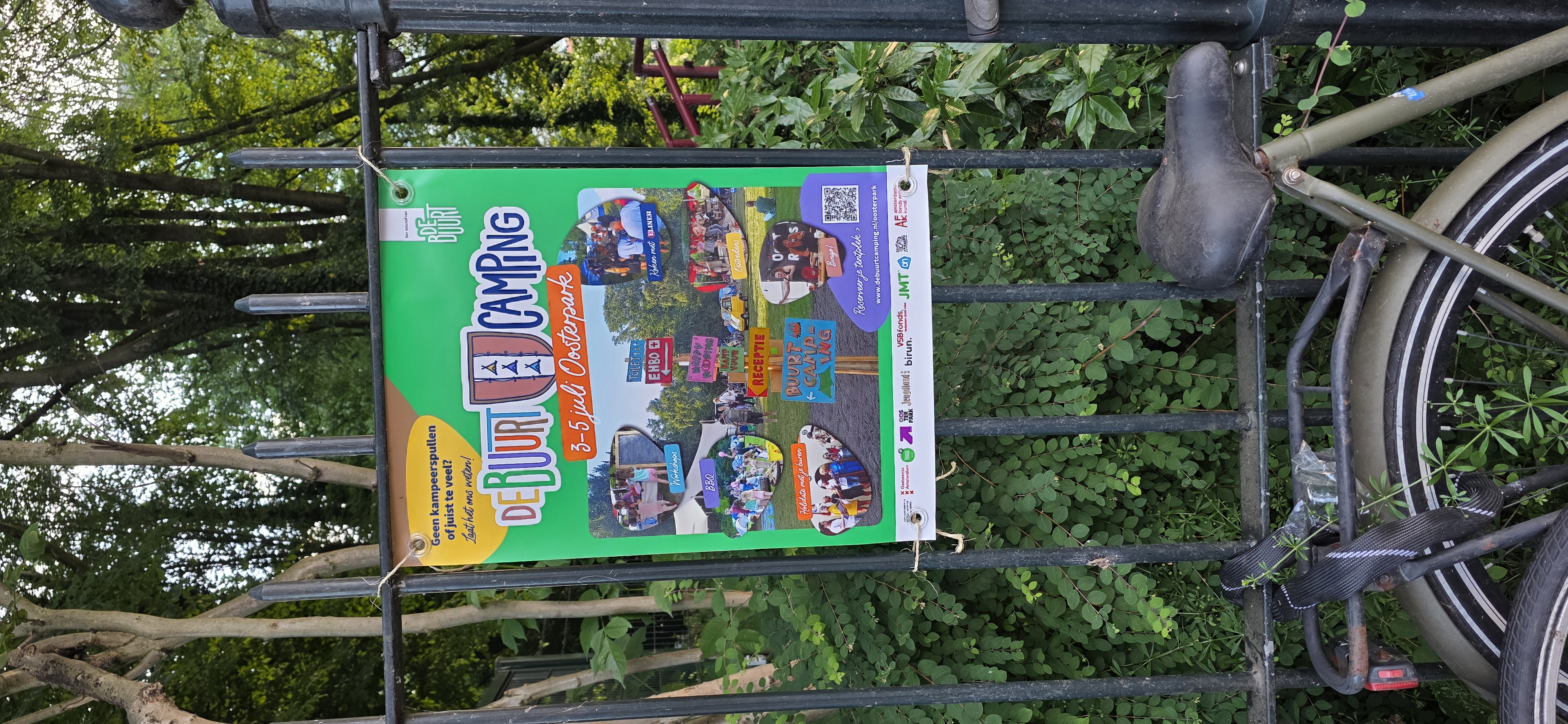 De Buurtcamping - stichting de buurt logo